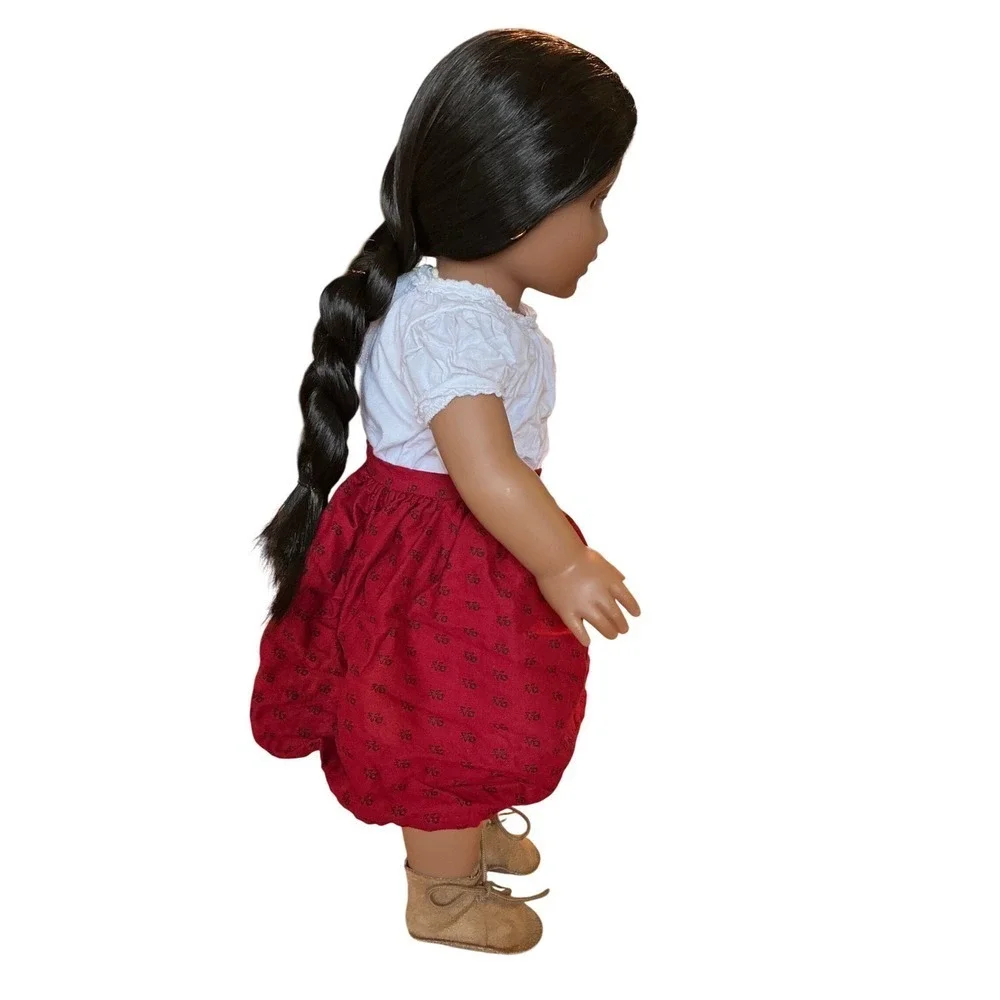 American Girl Josefina Montoya 18 Inch Doll Historical Outfit Braided Hair